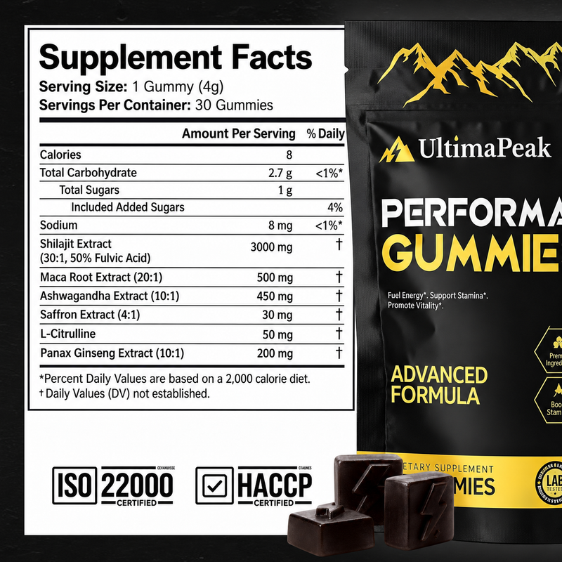 ULTIMAPEAK  PERFORMANCE GUMMIES