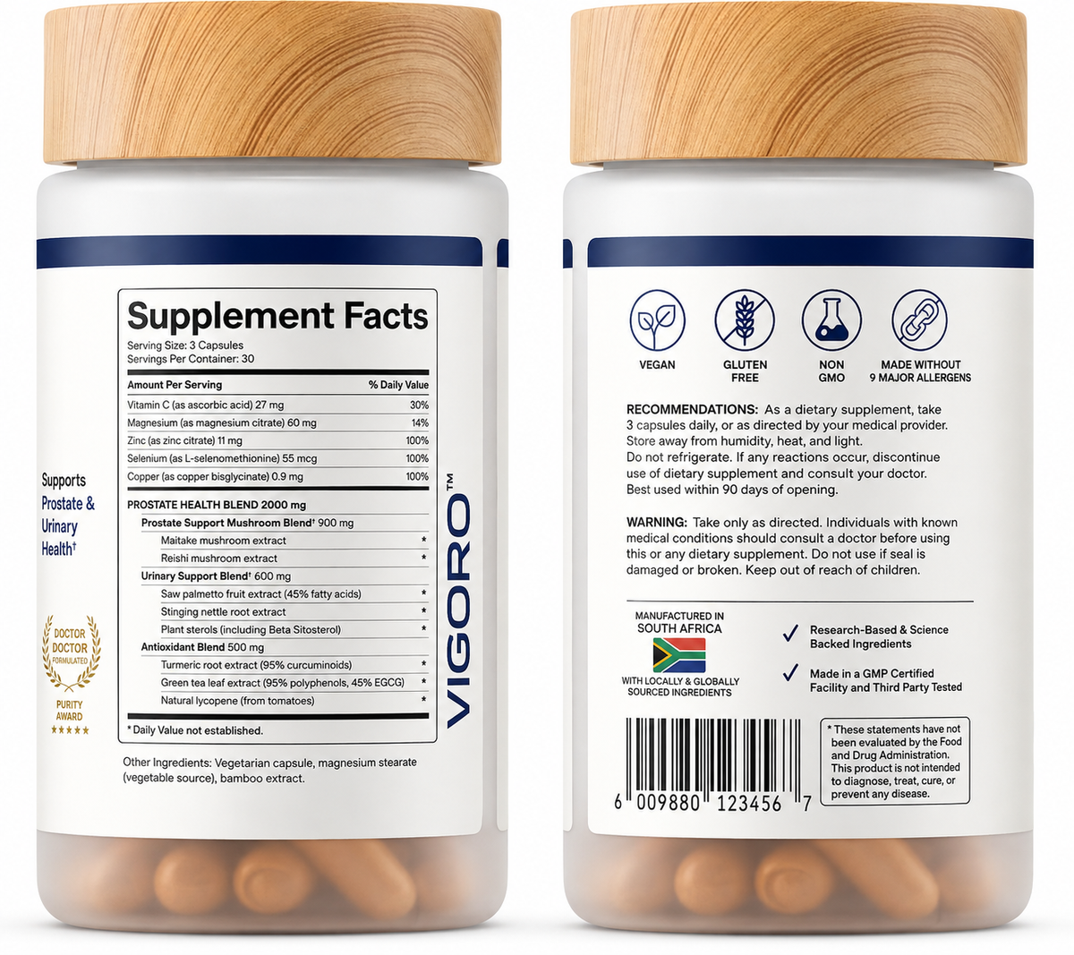 Vigoro™️Prostate Health + Nitric Oxide Booster