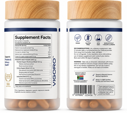 Vigoro™️Prostate Health + Nitric Oxide Booster